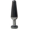 Stainless steel buttplug 35 mm thick plug anale