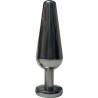 Stainless steel buttplug 45 mm thick plug anale