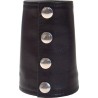 Mister B Gauntlet Wallet Zip bracciale lottatori con portafoglio con zip interno in leather pelle