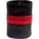 Wristwallet zip red stripe