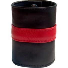 Wristwallet zip red stripe
