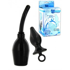 CleanStream Essentials Enema Kit Bulb + Silicone Plug