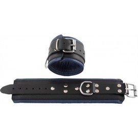 Ankle restraints blue padding