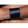 COLT Wristwallet Black Blue bracciale portafoglio leather pelle con zip