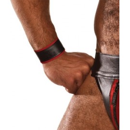 COLT Wristband Black / Red bracciale polso regolabile
