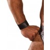 COLT Leather Wrist Strap Band Black and Black bracciale in pelle regolabile con clips