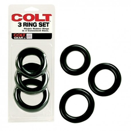 Colt 3 Ring Set cockring gomma