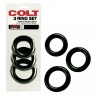 Colt 3 Ring Set Colt 3 Ring Set di 3 cockring in gomma con tre misure differenti