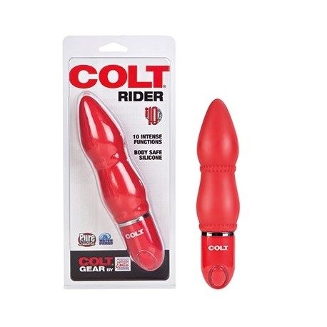 Colt Vibrating Rider Red plug dilatatore anale vibrante