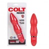 Colt Vibrating Rider Red plug dilatatore anale vibrante 10 funzioni di vibrazione