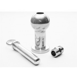 Black Label 3 Stage Shower Plug Large Width 60 mm. Length 120 mm. plug tunnel doccino per doccia anale