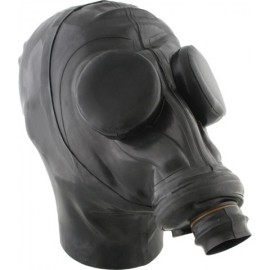 Anatomical rubber hood holes one size maschera gomma