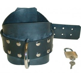 Rubber Slave Collar collare per bondage rubber gomma