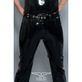 Mister B Rubber Levi Jeans pantaloni jeans rubber gomma