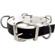 Slave Collar 4 D-Rings collare in pelle