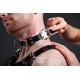 Slave Collar 4 D-Rings collare in pelle