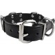 Slave Collar 4 D-Rings collare in pelle leather
