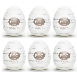Tenga EGG Silky confezione di 6 uova masturbatori ﻿