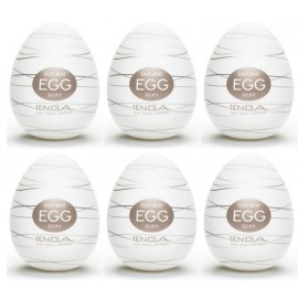 Tenga EGG Silky confezione di 6 uova masturbatori ﻿
