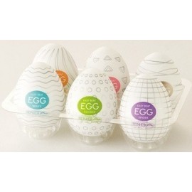 Tenga Set Of 6 Different EGGs confezione di 6 uova masturbatoti differenti