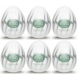 Tenga EGG Thunder confezione di 6 uova masturbatori ﻿