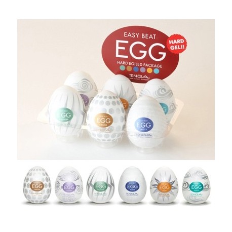 Tenga EGG Surfer confezione di 6 uova masturbatori ﻿