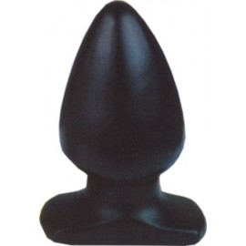 All Black Plug Large Black dilatatore anale vinile nero