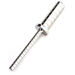 Black Label Stainless Steel Hole Rammer Rib Stick dildo plug anale in acciaio inox