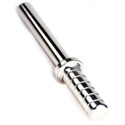 Black Label Stainless Steel Hole Rammer Plain Stick dildo plug anale in acciaio inox