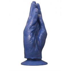 BP Hand Blue 21 cm. mano fist dildo plug dilatatore anale blue