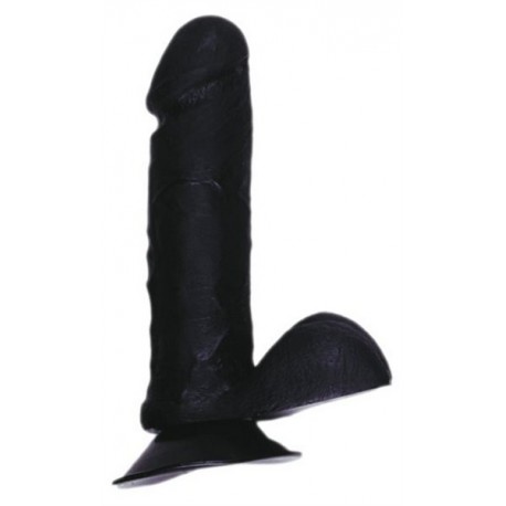 BP Dong With Balls Black 15 cm. dildo fallo realistico nero