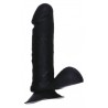 BP Dong With Balls Black 20 cm. dildo fallo realistico nero