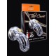 CB-Curve Chastity Cage Clear 95 mm. x 38 mm. gabbia curva large castità pene in policarbonato