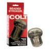 Colt Beaded Stroker masturbatore super stretto e morbido elastico con riproduzione della zona anale