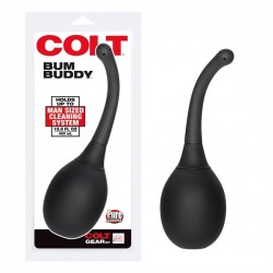 Colt Bum Buddy Black doccia anale peretta clistere per igiene più grande