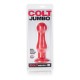 Colt Jumbo Probe Red plug dilatatore anale in silicone resistente con ventosa