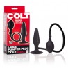 Colt Pumper Plug Large Black plug dilatatore anale gonfiabile in silicone