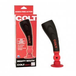 Colt Mighty Mouth masturbatore vibrante con riproduzione della bocca-gola profonda con ventosa