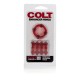Colt Enhancer Rings  Red cockrings ballstretcher