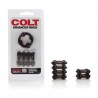 Colt Enhancer Rings Smoke 1 cockring 1 ball-stretcher morbido elastico più livelli