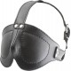 Mister B Deluxe Blindfold With Straps maschera chiusa leather in pelle