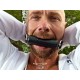 Mister B Mouth Bit gag bavaglio restrizione leather in pelle