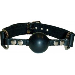 Mister B Ball Gag bavaglio restrizione leather in pelle