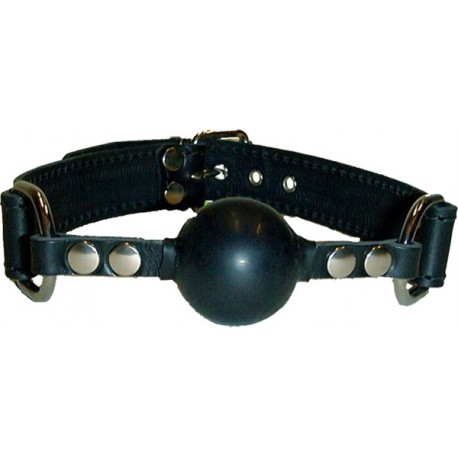 Mister B Ball Gag bavaglio restrizione leather in pelle