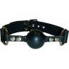 Mister B Ball Gag bavaglio restrizione leather in pelle