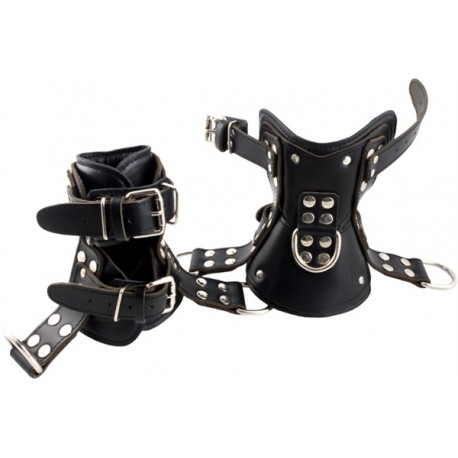 Mister B Premium Ankle Suspension Restraints coppia di restrizioni per caviglie per sospensione leather in pelle