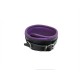 Mister B Wrist Restraints Black With Blue coppia di bracciali per polsi leather pelle per restrizioni