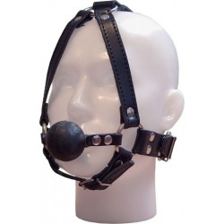 Mister B Mister B Ballgag Face Harness maschera palla bavaglio cinghie pelle leather latex