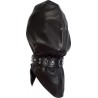 Mister B Headbag With Collar And Nose Holes maschera cappuccio pelle leather con collare e buchi per il naso 