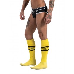 Mister B URBAN Football Socks with Pocket Yellow calzettoni con taschino interno
